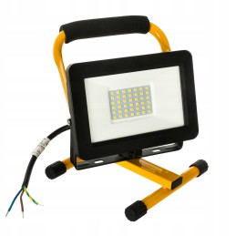 Halogeninis LED statybinis prožektorius su rankena