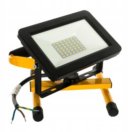 Halogeninis LED statybinis prožektorius su rankena