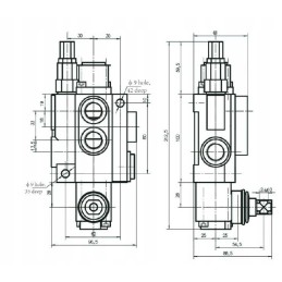 Kolektorius 01p40 slėginių rankovių komplektas 40l