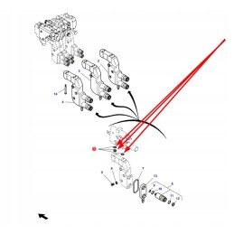 3907710m91 hidraulinių sekcijų sandarikliai