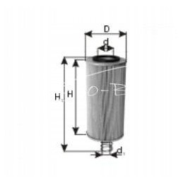 Claas Fendt New Holland alyvos filtro įdėklas