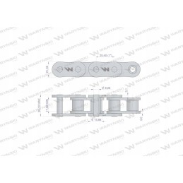 Ritininė grandinėlė 16b 1 r1 1 5 m Warynski