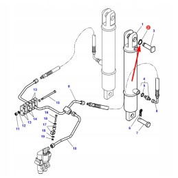 3019364x1 galinės pakabos atraminis žiedas