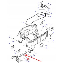 3785204m4 priekinės ašies pakabos įvorė