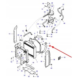 V30107710 aušinimo sistemos žarna