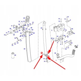 916201101550 išmetimo vamzdžio tvirtinimo tvirtinimas