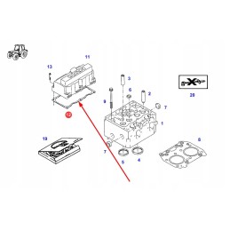 111045cv vožtuvo dangtelio tarpinė