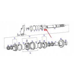 178100080220 pavarų poveržlė