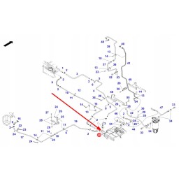 X590397001000 degalų sistemos trišakis