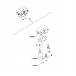 Solenoidinis vožtuvas new Holland 84286799