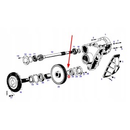 X530006646000 išorinis žiedas, 63 x 2