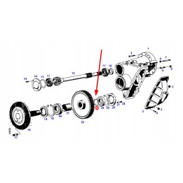 X530006646000 išorinis žiedas, 63 x 2