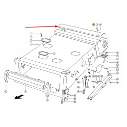 630436 2 metalinis dangtelis pakreipiamam tiektuvui