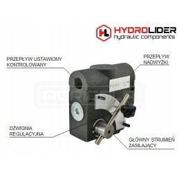 Hidraulinis vožtuvas, srauto reguliatorius, 115l svarstyklės