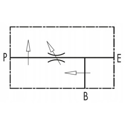 VPR3 hidraulinis vožtuvas, srauto reguliatorius, 80l