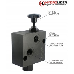 Greičio reguliatoriaus vožtuvas sumontuotas ant BMR variklio