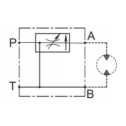 Greičio reguliatoriaus vožtuvas sumontuotas ant BMR variklio