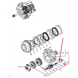 3382239m1 planetinės pavaros kaištis