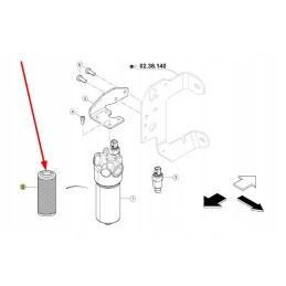 0011387790 hidraulinės alyvos filtro įdėklas
