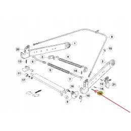 0854055800 spyruoklinis žiedas 6 x 30 mm