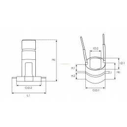 Asl9003 generatoriaus žiedo komutatoriaus lucas