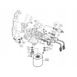 Hidraulinis filtras john deere al156624 p178619