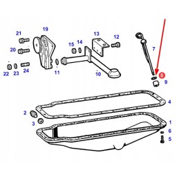 X548815002000 sandarinimo žiedas 7 3 x 2 4
