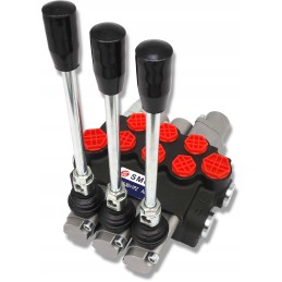 Hidro skirstytuvas monoblokas, 3 sekcijų, 40l, skląstis