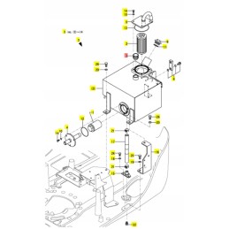 Yanmar hidraulinės ventiliacijos kaištis SV08 SV60