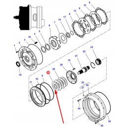 3616745m2 pavaros frikcinis diskas 54 5 x 125