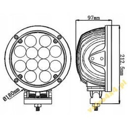 LED reflektorinė lempa 60w Cree patvirtinimas 12v 24v