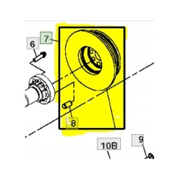Bebenas john deere'as am135647
