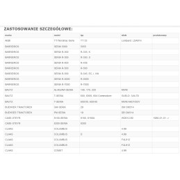 Kuro filtro įdėklas Ursus Claas Deutz Fahr Fendt JD