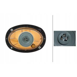 Universalus priekinis žibintas LP H4 12V pločio