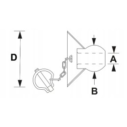 Apatinis svirties rutulys su kat 3 apykakle