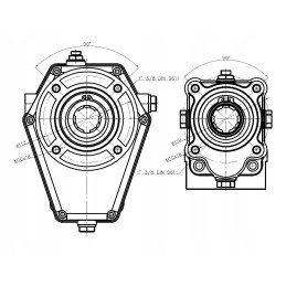 Mažo dydžio daugiklis su 13 litrų GTV min