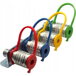 Plokštės 4x greitųjų jungčių lizdas M22 rinkinys 05