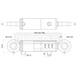 Hydr 50 300 u25 l 480 hidroliderio pavara