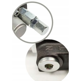 2 sekcijų skirstytuvas, 80l, 2 eilutės, 2m vairasvirtė