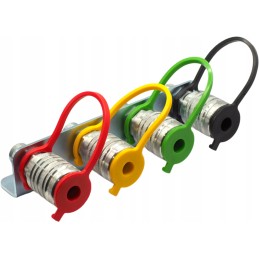 Plokštės 4x greitųjų jungčių lizdas M22 rinkinys 02