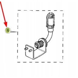 7711132108 įspėjamosios lemputės laikiklis