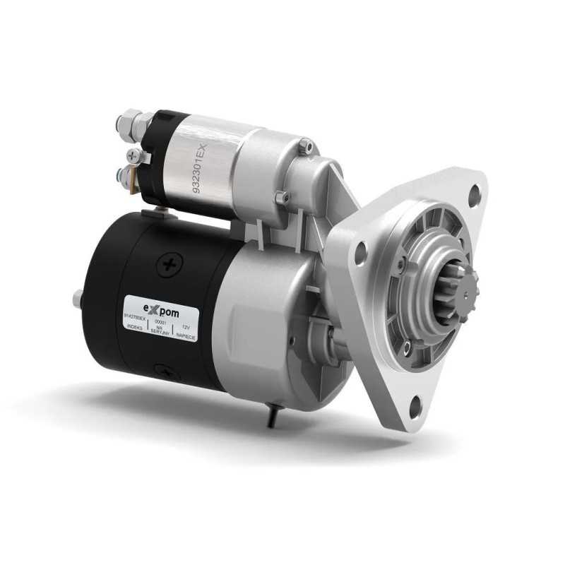 Starteris su magneton t25 mtz mėlynu reduktoriumi