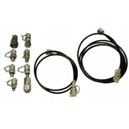 Rinkinys alyvos slėgiui hidraulinėje sistemoje matuoti