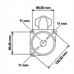 Starteris 12v 2 8kw massey ferguson 3763362m94