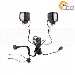 Dvi darbo lempos 4xLED 1773lm 30w pajungimas