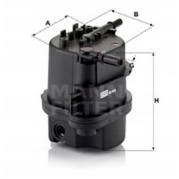 Mann kuro filtras citroen c3 pluriel hb_