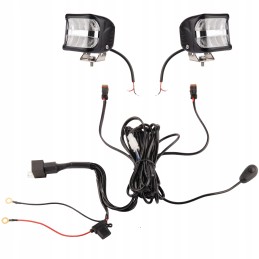 Dviejų darbinių lempų 8xLED 1608 lm 27w pajungimas