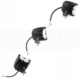 Dviejų darbinių lempų 8xLED 1608 lm 27w pajungimas