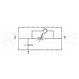 Srauto reguliatoriaus vožtuvas rfp3 vu 3 8 60l 350bar omų