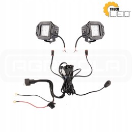 Dvi 4xLED darbo lempos 495 lm 6w pajungimas